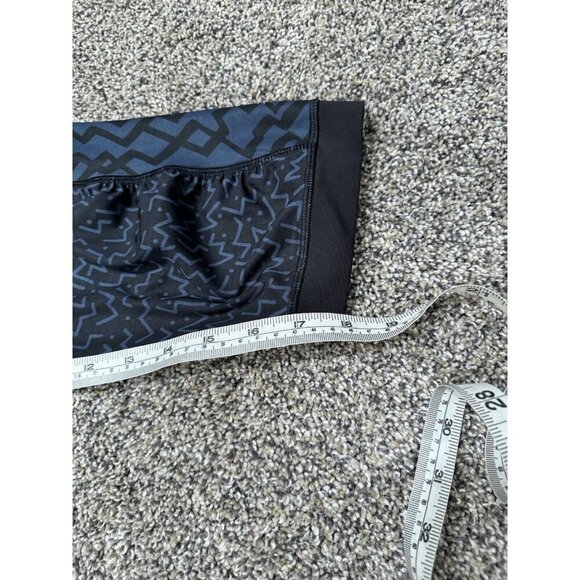 Lululemon 2015 Seawheeze Blue  Design Crops Size 12 18” EUC - Picture 4 of 5